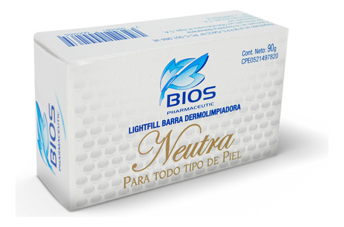 Jabón Bios Neutro Dermolimpiador 90g