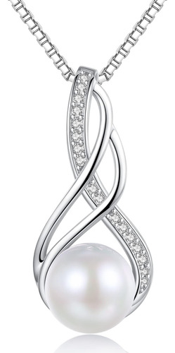 Collares De Perlas Dickbe Para Mujer Con Diseño Infinito, Co