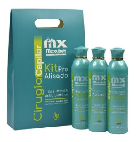 Cirugía Capilar Maxybelt Kit Pro Alisado 200ml 