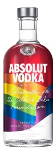Vodka Absolut Rainbow 2021 *gilbert Baker*  750 Ml