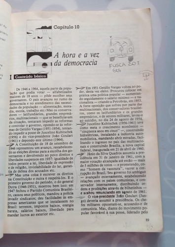 História E Vida / Autores Nelson Piletti & Claudino Piletti = Ano De 1991 (Usado)