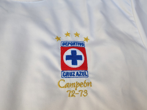 Jersey Cruz Azul Campeón Retro Azul Sport 72- 73