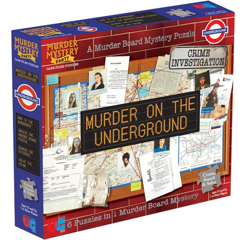 Murder Mystery Party | Case File Puzzle Murder En The Underg
