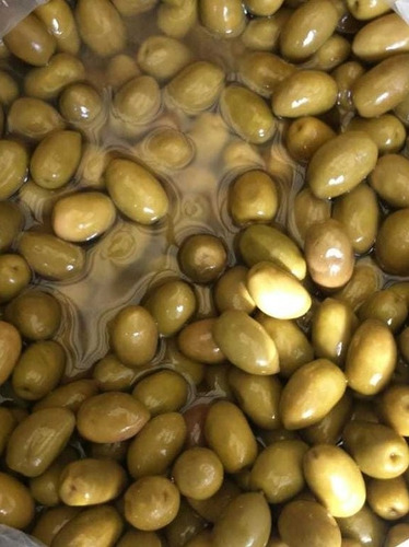 Aceituna Picual Verde Mediana Orgánica Cubeta 14 Kg Drenados