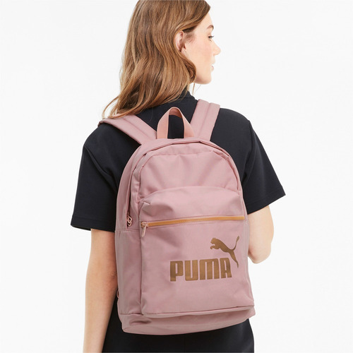 Imagen 3 de 10 de Mochila Wmn Core Base College Bag Original 7737402 Rosa