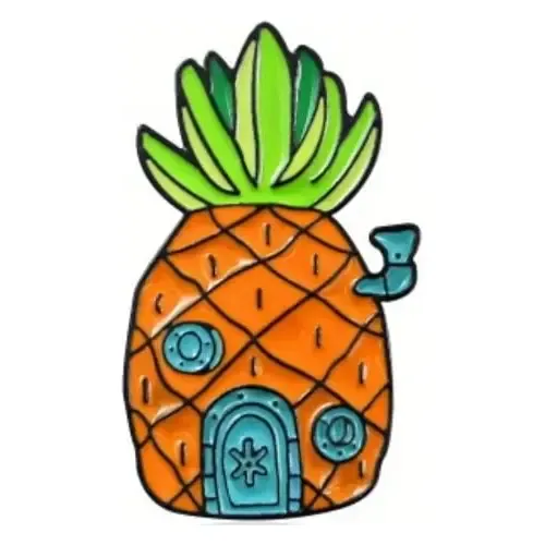 Pin Broche Piña Spongebob Bob Esponja Mod-01 | Meses sin interés