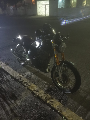 Moto Negra Con Barras Amarillas, Sin Adeudos Y Al 100