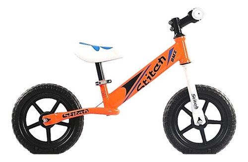Bicicleta Infantil Rodado 12, Stich Balance - Mundomotos.uy Color Naranja