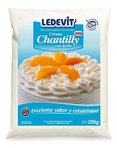 Chantilly Ledevit Caja X12 Unidades De 250g