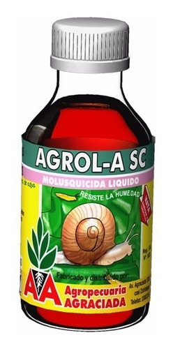 Caracolicida Agrol Liquido 6 Frascos De 100 Cc