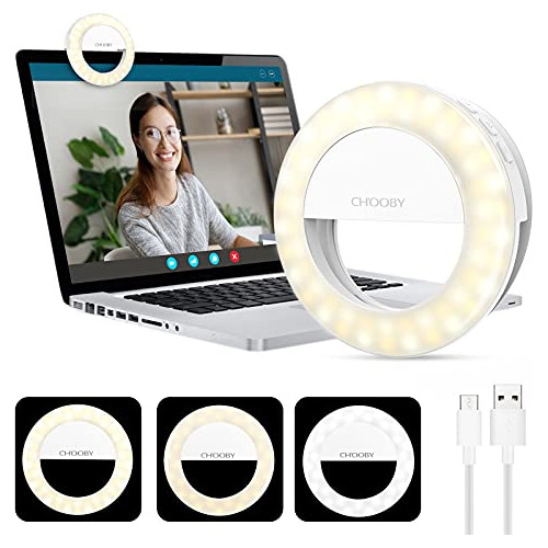 Selfie Ring Light For iPhone And Laptop,  60 Led Rechar...