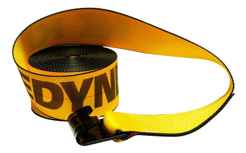 Banda Con Gancho Plano 4 Pulgadas X 40 Pies Color Amarillo