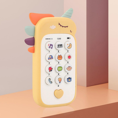 5 Teléfono Musical Para Bebés Con Luces Y 5 Piezas