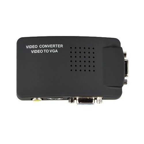 Sllea Rca Av Compuesto S-video A Vga Converter Box Para Dvd.