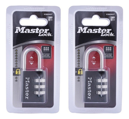 Candado De Combinación Personalizable 30mm Master Lock 2 Pzs