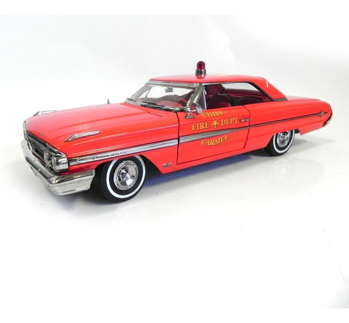 Miniatura Ford Galaxie 500 1964 Fire Dept. 1/18 Sun Star