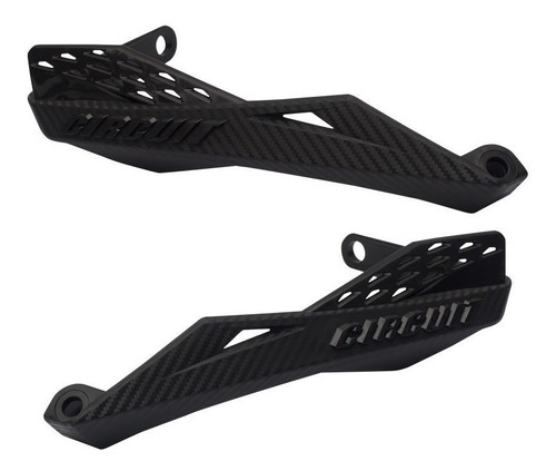 Protetor De Mão Circuit Modelo Fenix Carbon Preto Cinza