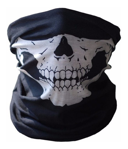 Máscara Caveira Motoqueiro Paintball Airsoft Bandana