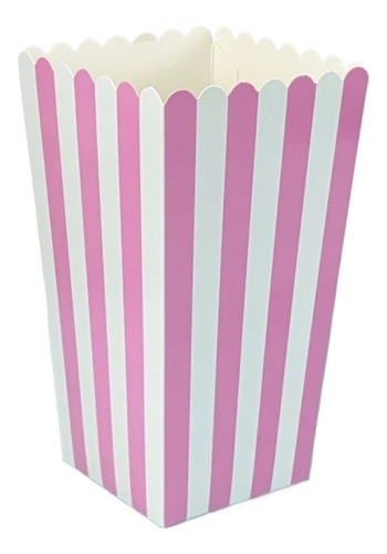 Cubo De Cartón For Palomitas De Maíz De 25 Piezas Con Bolsa