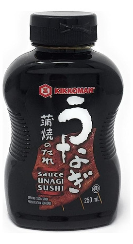 Una Botella Salsa Anguila Kikkoman 335 Gr. Unagi Sushi Sauce