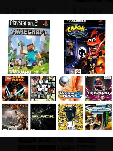 Imagen 7 de 7 de Consola Ps2 Slim Playstation2 Memory Joystick 32gb Regalos!!