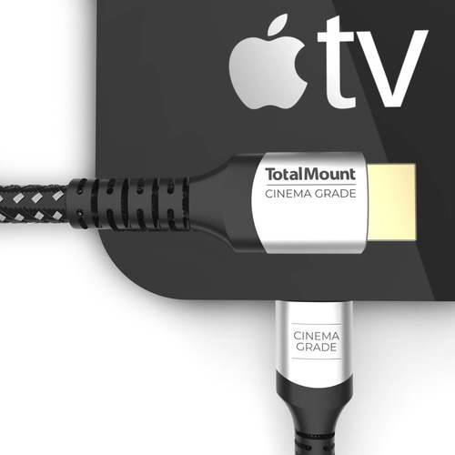 Totalmount Cable Hdmi Chapado En Oro Para Apple Tv, Hd, 4k,