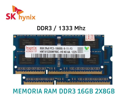 Kit Ram 16gb (2x8gb) Ddr3  1333 Mhz Macbook Pro 2011