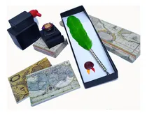 Comprar Combo Pluma De Inmersión+tintero+tinta Caligrafía Y Dibujo.