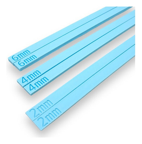 Set Varillas O Reglas Niveladoras Repostería De 1 A 5 Mm