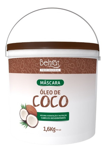 Mascara Profissional Beltrat Oleo De Coco 1,6kg