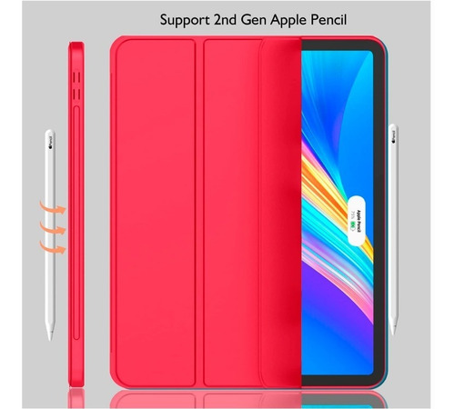 Imagen 2 de 6 de Estuche Funda Smart Case iPad Pro 11 2021 M1 Ranura Pencil R