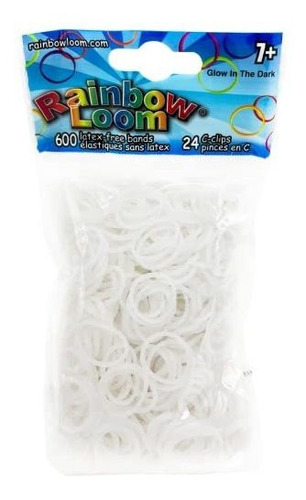 Bandas De Goma Rainbow Loom Glow Con 24 Clips En C (600 Unid