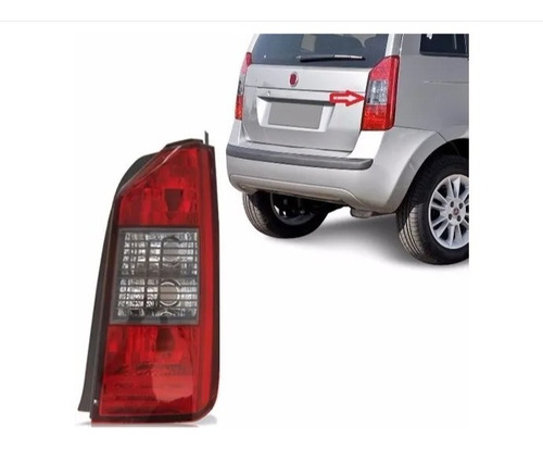Lanterna Fiat Idea Grade Preta 2008 2009 2010 08 09 10 Ld