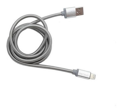 Puntotecno - Cable Lightning A Usb Para iPhone 5-7 Metálico