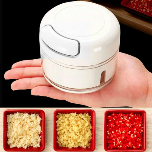 Mini Processador Manual De Alimentos 2 Laminas Cook 200ml