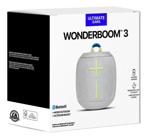 Parlante Ue Wonderboom 3 Bluetooth Ip67 Model