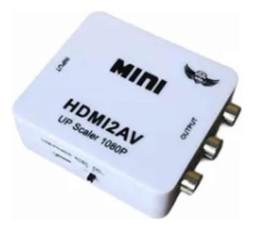 Conversor Hdmi Para Rca 2av Preto/branco