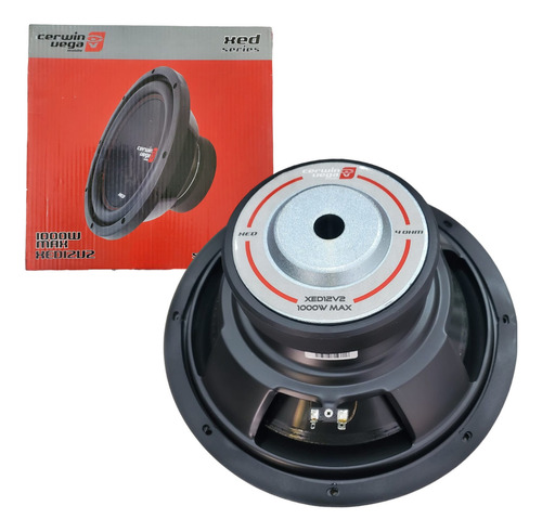 Subwoofer Cerwin Vega Xed12 Bobina Sencilla 12 PuLG 1000w Color Negro