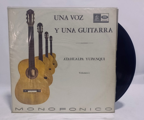 Disco Lp Atahualpa Yupanqui / Una Voz Y Una Guitarra / Vol 2