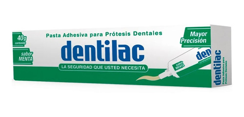 Dentilac Adhesivo Sabor Menta X 40 Gramos