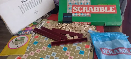 Juego De Mesa Scrabble Spear Spiel Original Alemán Vintage (Usado)