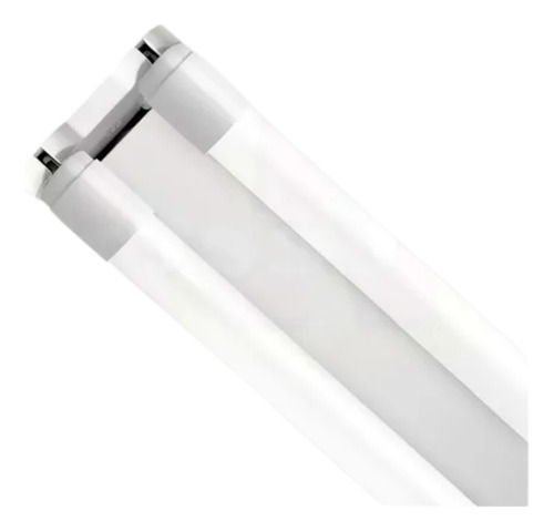Pack X2 Plafon Liston Doble + Tubos Led 120cm 18w Luz Fria Blanco