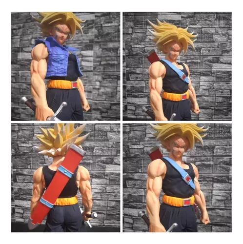 Estátua Dragon Ball Z Trunks Do Futuro Super Saiyajin