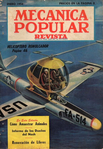 Mecánica Popular - No. 1 - Vol. 14 - Enero De 1954 - Español
