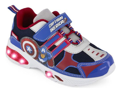 Sneaker Casual Pr38189w Polipiel Luces Vengadores Marvel