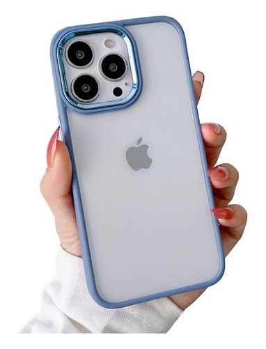 Funda Transparente Con Bordes De Color iPhone 14 Pro