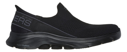 Tenis Mujer Skechers Casuales Go Walk 7 Mia Negro Moda