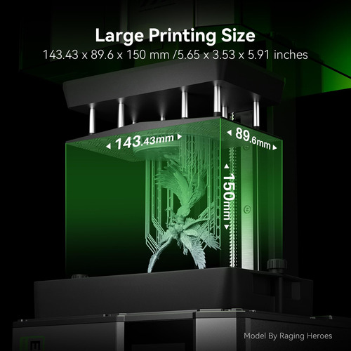 Impresora 3d Elegoo Mars 5 Resin 4k Mono Lcd 5,65 X 3,53 X 5