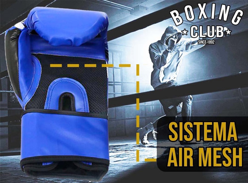 Imagen 8 de 10 de Guantes De Boxeo Boxing Club Ventilados Ajustables Reforzado