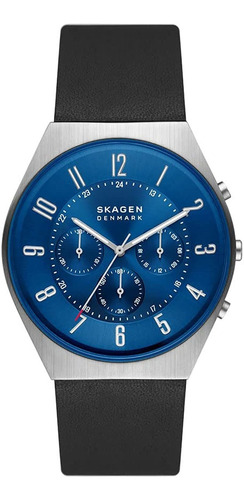 Reloj Skagen Skw6820 Grenen Chronograph Con Correa De Piel P